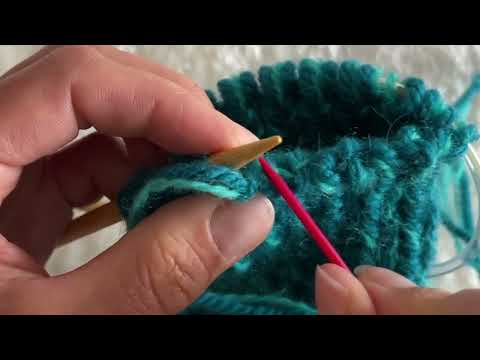 Видео: Носочки за два дня Эластичное закрытие резинки 1х1 иглой /  Elastic cust off with needle