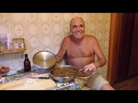 Видео: Рецепт от брата.Джандо с мясом и чесночными стрелками.Всем ,кто любит дунганскую кухню.
