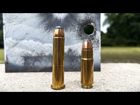Видео: 458 Socom против 45-70: совершенно разные результаты при стрельбе из мягкой стали