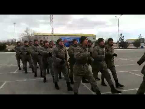 Видео: Актау в/ч 25744 строевая песня