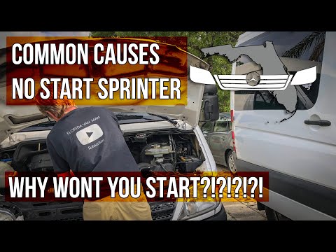 Видео: Распространённые причины, по которым Sprinter не заводится. Реле топливного насоса, реле стартера...