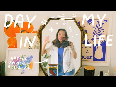 Видео: День из жизни художника и владельца малого бизнеса ✨ Студийный видеоблог