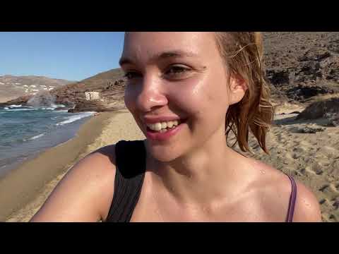 Видео: День рождения на Миконосе| влог| отдыхаем с сестрой