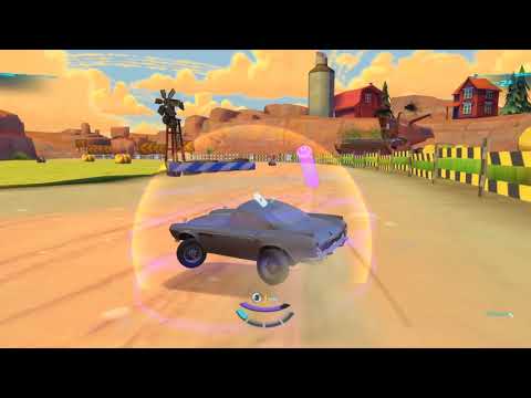 Видео: Тачки 2 (PC Steam) - Выживание - Тяжелая Сложность - Нормальный - Спринт "Лесной"