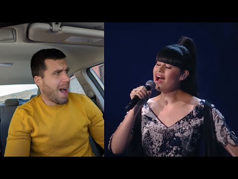 Видео: Диана Анкудинова - CAN'T HELP FALLING IN LOVE / REACTION