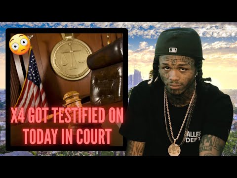 Видео: Сегодня в суде рэпер X4 из R40 дал показания по делу об ограблении студии, связанном с диджеем Фл...