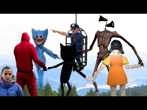 Видео: Сиреноголовый и Хаги Ваги сборник серий Siren Head & Cartoon cat