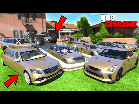 Видео: УГНАЛ ЗОЛОТОЙ ЛИМУЗИН И ЧИТ ТАЧКИ У МАЖОРА ЗА 180 СЕКУНД! БИТВА ВОРОВ В ГТА 5!