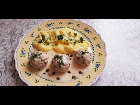 Видео: Фрикадели с соусом  по Конигсберски.Königsberger Klopse