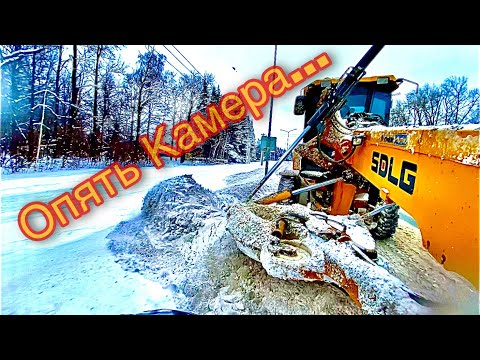Видео: Борьба со снежными валами на трассе М7. До конца!#трактористмихалыч