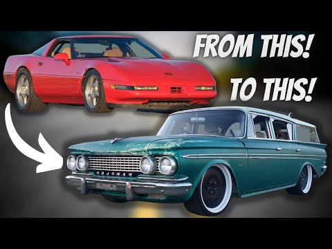 Видео: Постройка спального универсала мощностью 500 л.с. за 10 минут!