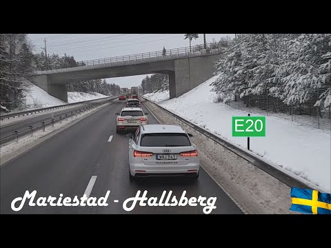 Видео: Sverige från Mariestad till Hallsberg . Швеция от Мариестад до Халльсберг.