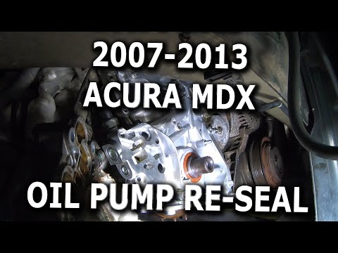 Видео: Замена/перегерметизация масляного насоса Acura MDX 2007-2013