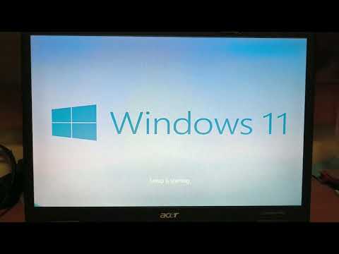 Видео: Установится ли Windows 11 на старый ноутбук 2007 года? Часть 2. Установка Windows 11 на 2 ГБ ОЗУ