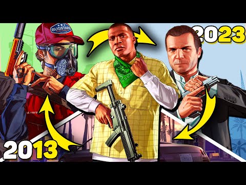 Видео: Как за 10 лет поменялось ОРУЖИЕ в GTA 5?