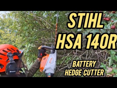 Видео: Аккумуляторный кусторез Stihl HSA 140R