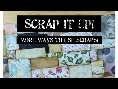 Видео: SCRAP IT UP: Использование обрезков для создания открыток | Веселый и простой способ создания кра...
