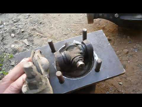 Видео: самодельный передний ведущий мост с бортовыми