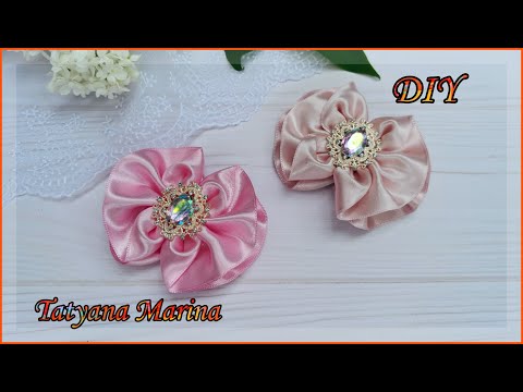 Видео: Эти БАНТИКИ меня покорили💖🎀Бантики из атласной ленты 4 см.