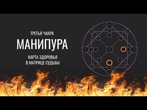 Видео: Чакра МАНИПУРА и КАРТА ЗДОРОВЬЯ в Матрице Судьбы, РАСШИФРОВКА с примерами