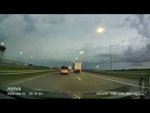 Видео: Driving in Central Russia: Владимир - Москва (Текстильщики) 13/06/2024 (timelapse 4x)