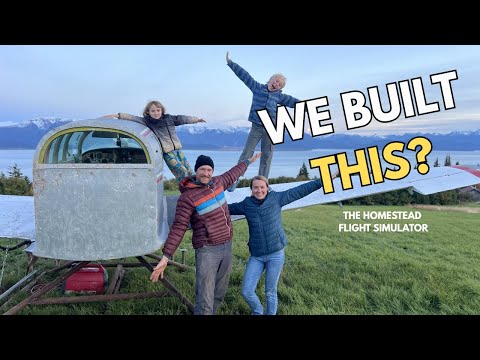 Видео: Мы превратили настоящий самолет в летный симулятор на заднем дворе