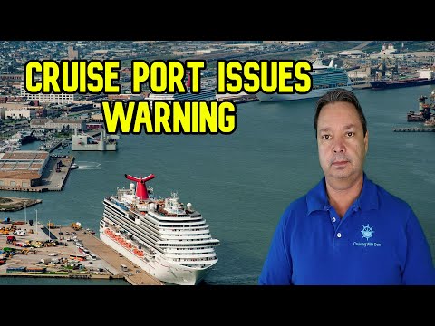Видео: Круизный порт выдает предупреждение о путешествиях, новости круизов