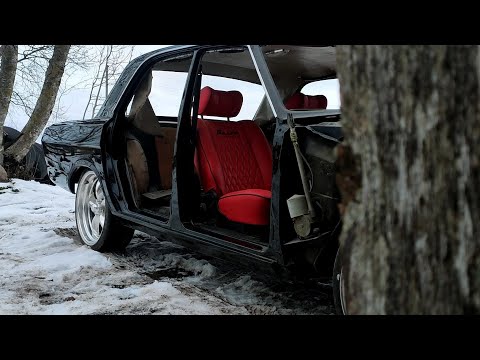 Видео: Volga 24 V8, первая дверь, работа началась!!! Latvija.