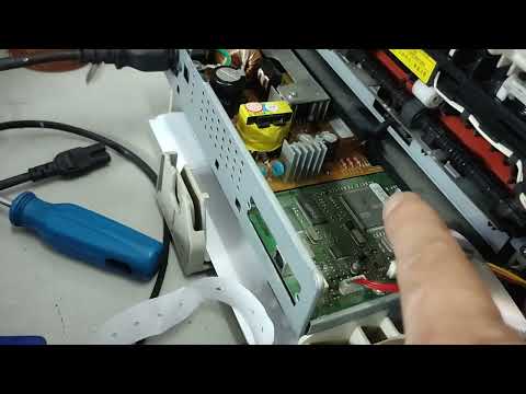 Видео: Xerox 3119 застревает бумага на выходе из печки.