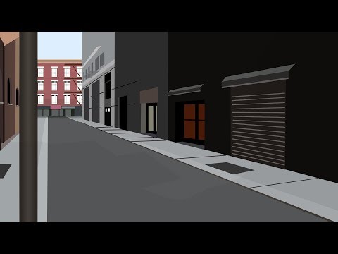 Видео: Как быстро нарисовать красивый фон для мультфильма в Аnime Studio Pro (Moho Pro). Линии перспективы