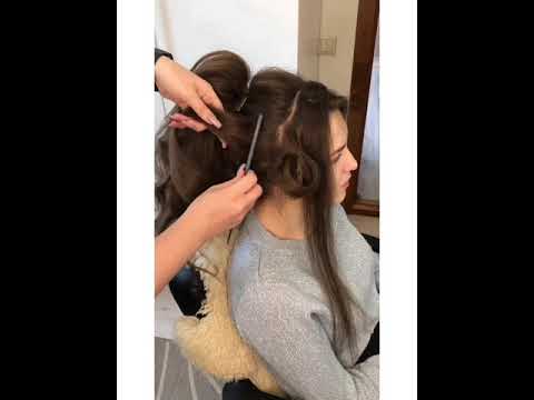 Видео: Видео-урок прическа «Восточный хвост»