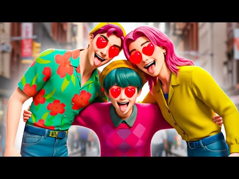 Видео: Радужное яблоко Джину снова делает Руми, Миру и Зои молодыми! | K-POP Demon Hunters