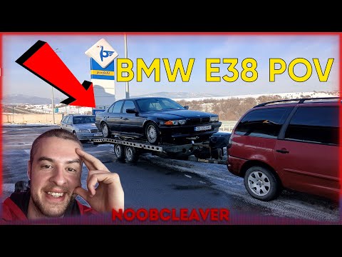 Видео: Изкарахме старата баба - БМВ Е38 POV
