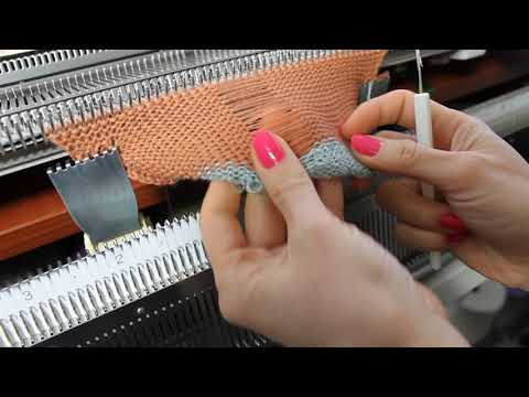 Видео: Косичка на вязальной машине