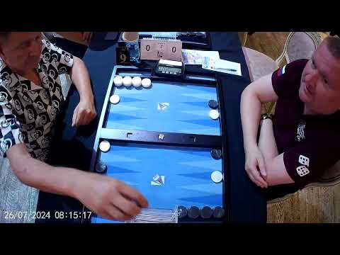 Видео: И.Гензе - В.Фесенко. Длинные нарды Кубок Сибири и Дальнего Востока