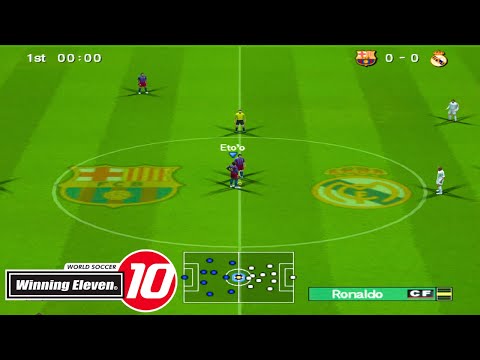 Видео: WINNING ELEVEN 10 - Барселона против Реал Мадрид | (Геймплей на PS2)