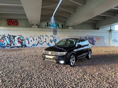 Видео: Выхлоп 76мм на одну сторону VW Tiguan 2 CZPA