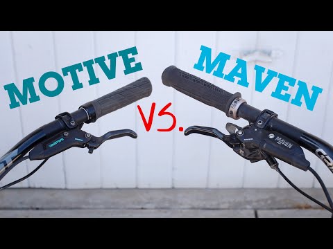 Видео: Сравнение тормозов SRAM Motive и Maven