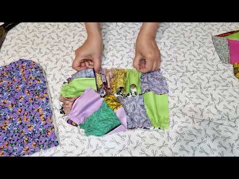 Видео: 💚2 идеи для шитья из лоскутков ткани, которые вас удивят | Пэчворк и шитье для начинающих.