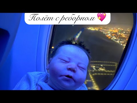 Видео: Reborn baby doll is flying by plane from Dubai / Реборн летит на самолёте домой ❤️Попали в аварию 😰