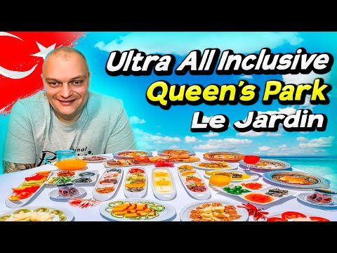 Видео: ЕДА в Отеле Queen's Park Le Jardin / Ultra All Inclusive /  Обзор ЗАВТРАК ОБЕД УЖИН /  Кемер ТУРЦИЯ