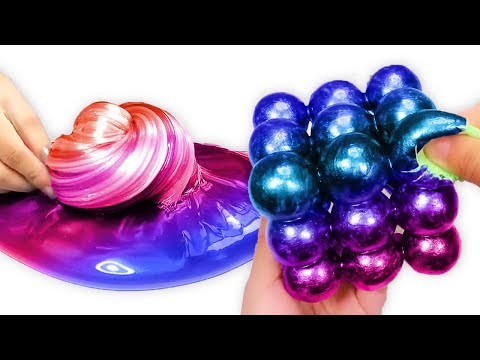 Видео: Самое удовлетворяющее видео слизи ASMR | Релаксирующая странно удовлетворяющая слизь 2019 | 473