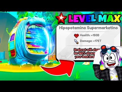 Видео: ШОК! Я ВЫБИЛ HIPOPOTAMINO SUPERMARKETINO ТОП СЕКРЕТКУ В ROBLOX Brainrot Evolution