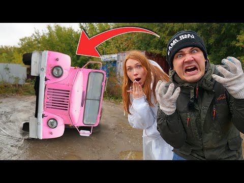 Видео: Дал девушке поводить ГАЗ 69, чтобы научить водить, но все пошло не по плану!