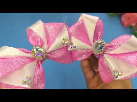 Видео: DIY/Лучшая идея нарядных бантиков. Проще Простого 🎀DIY Bow / How to make simple Satin Bow