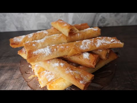 Видео: Хрупкави Банички с ябълка/ Шрудел/, лесни, вкусни и икономични.