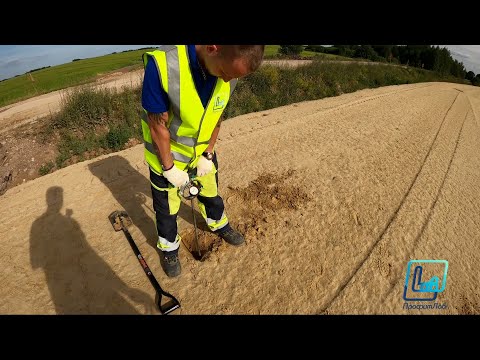 Видео: Определение коэффициента уплотнения грунтов статическим плотномером В-1