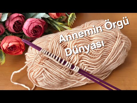 Видео: Красивый узор для вязания и очень простой в изготовлении 🎉вязание