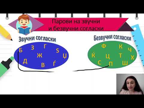 Видео: V одделение- Македонски јазик- Звучни и безвучни согласки