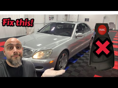 Видео: СМОТРИТЕ ЭТО В ПЕРВУЮ ОЧЕРЕДЬ, если ваш Mercedes-Benz W220 S-класса не запирается или не разблоки...